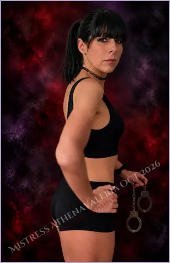 AthenaValeria is a Dominatrix Mistress in the West Midlands Stoke on Trent. You may contact her immediately by email, text or telephone. 07414271109 